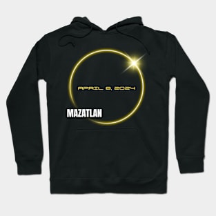 Totality 04 08 24 Total Solar Eclipse 2024 MAZALTAN Hoodie